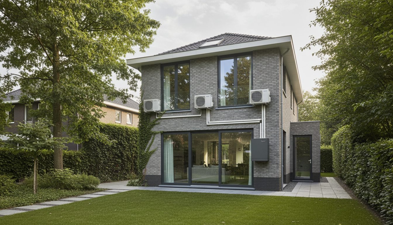 Airco installatie - Airconditioning Bakstenen Woning 53